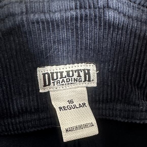 Duluth Trading Co Blue Corduroy Overalls - Picture 7 of 9